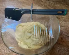 Step <p>Una vez pasada la hora de fermentado.</p> illustration